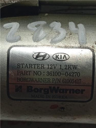 MOTOR ARRANQUE para Kia Stonic (YBCUV)(2017->)